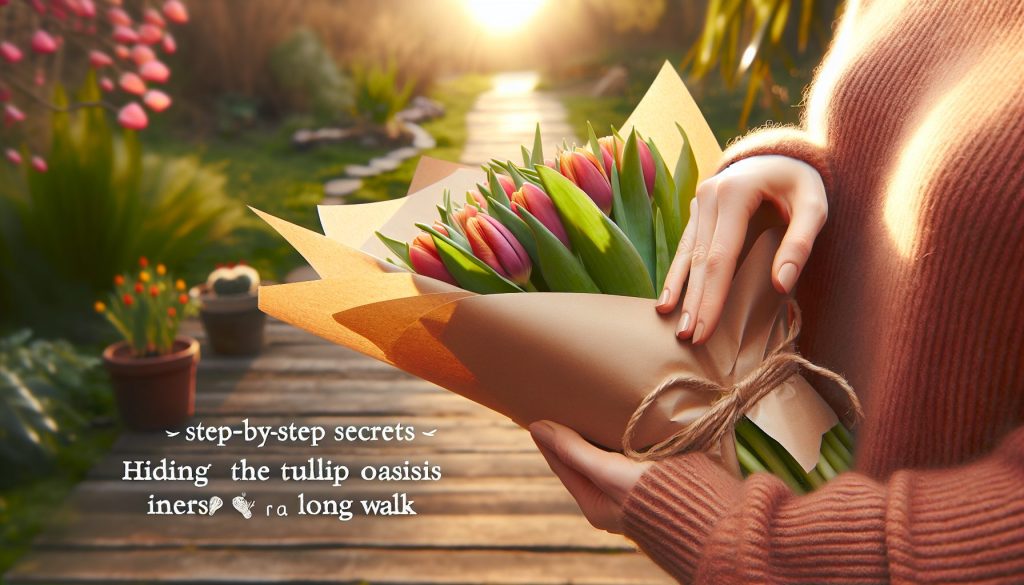 Секреты шаг за шагом: спрятать оазис тюльпаны в крафт-бумагу для долгой прогулки