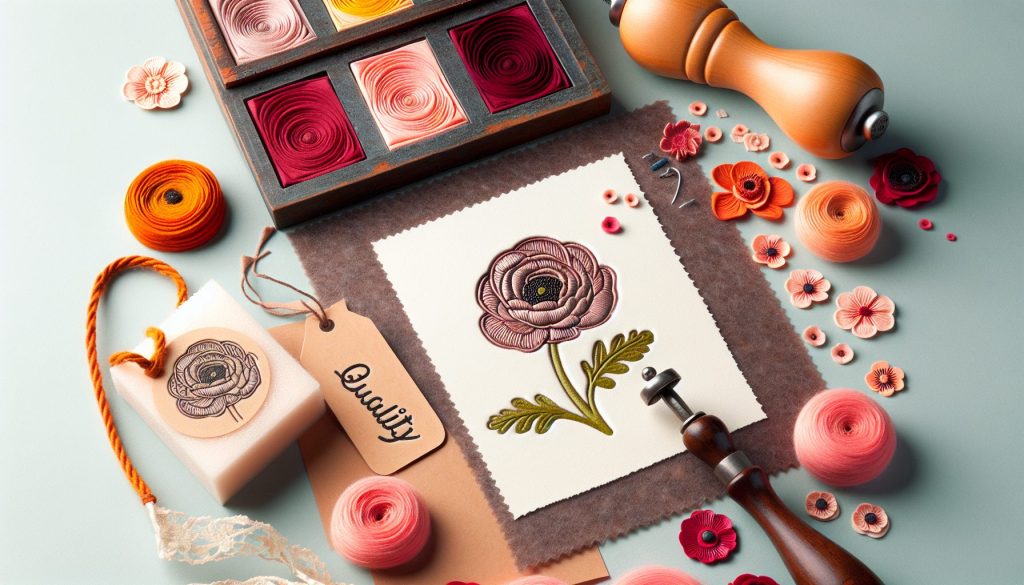 Чек-лист сделать тиснение ранункулюсы в фетр для маркетплейса — с биркой и шнуром