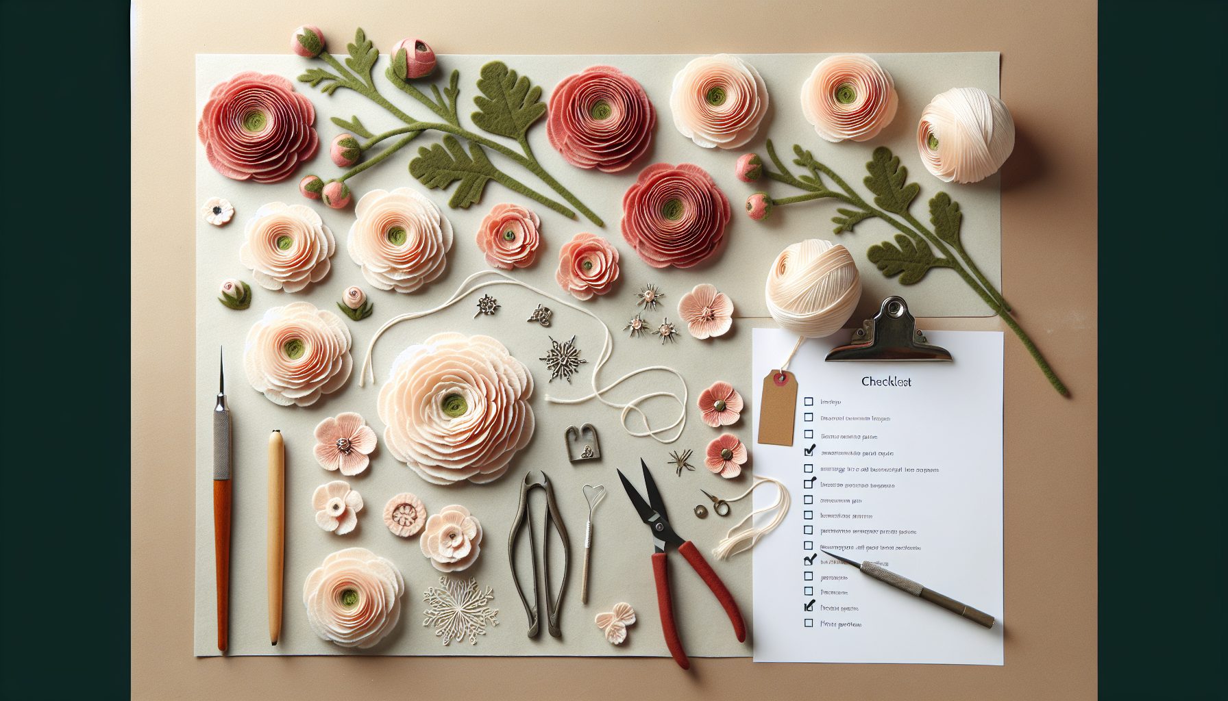 Шаг за шагом: как я делаю тиснение ранункулюсов