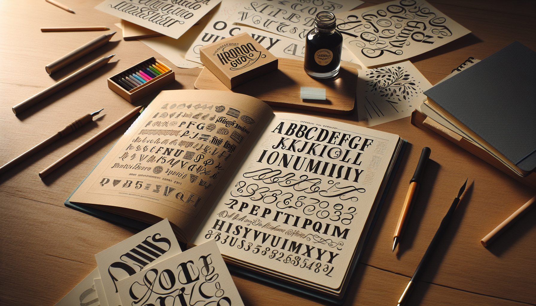 Зачем вообще нужен мини-каталог шрифтов для открыток