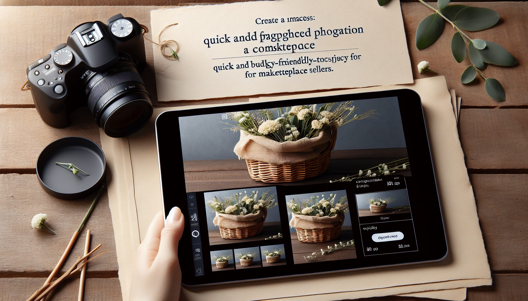 Как фотографировать готовую композицию для маркетплейса