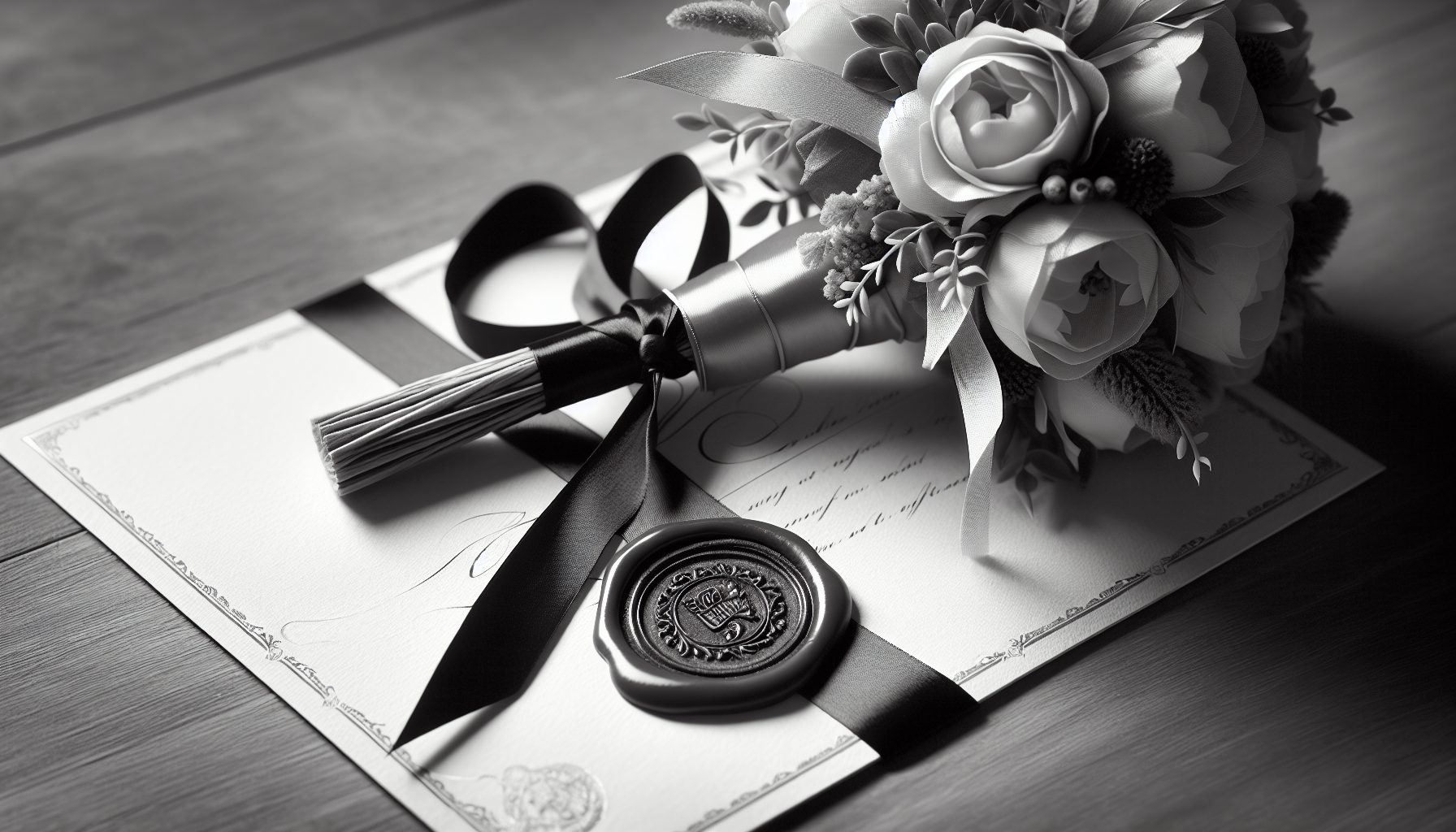 Добавление восковой печати — штрих из другой эпохи