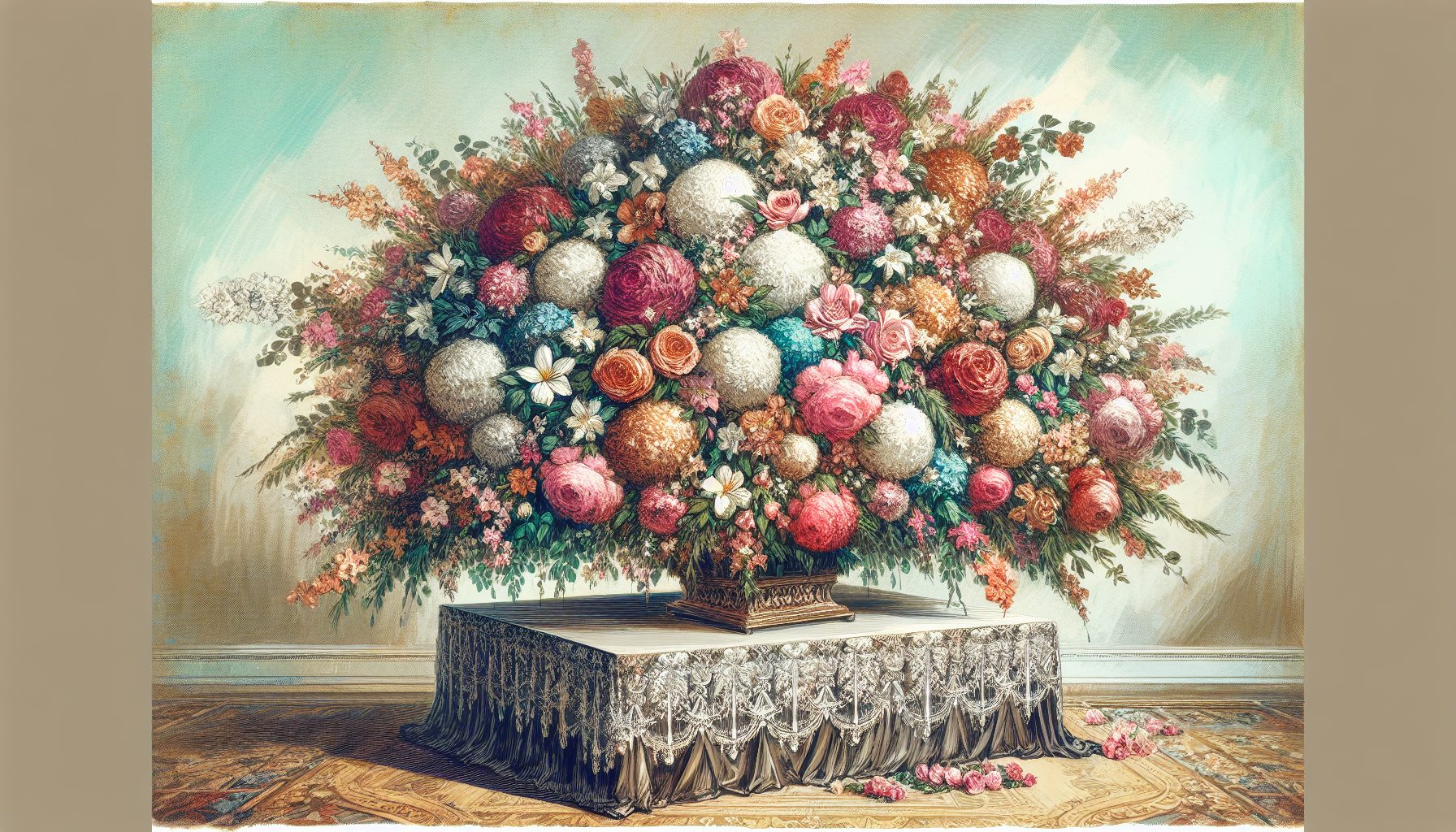 Откуда вообще появилась идея гигантского букета