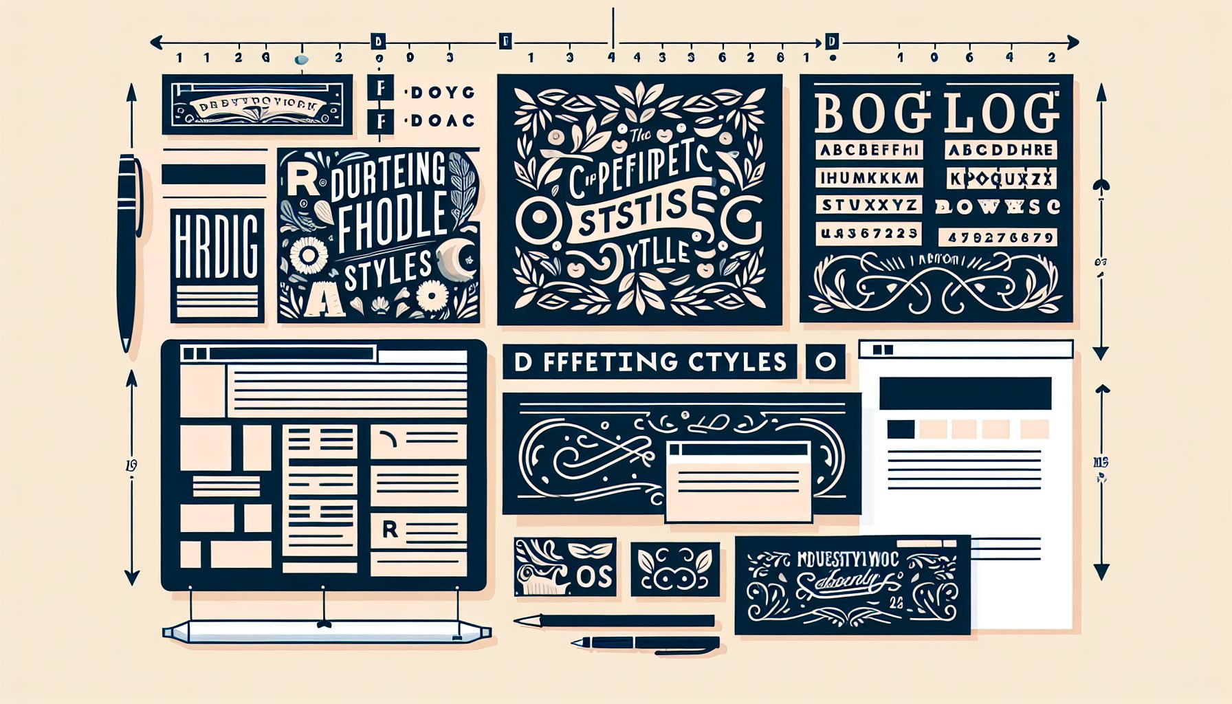 Как сочетать разные стили в одной открытке