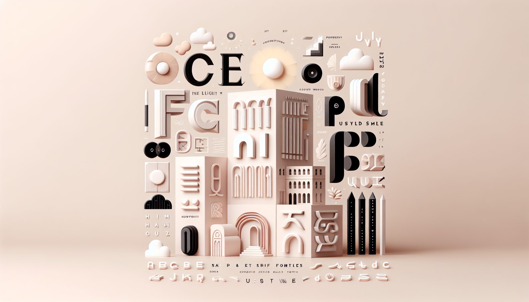 Бессерифные шрифты — легкость и современность