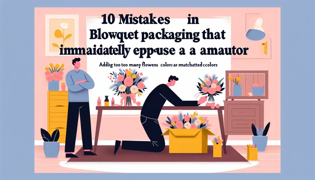 10 ошибок в упаковке букетов, которые сразу выдают дилетанта