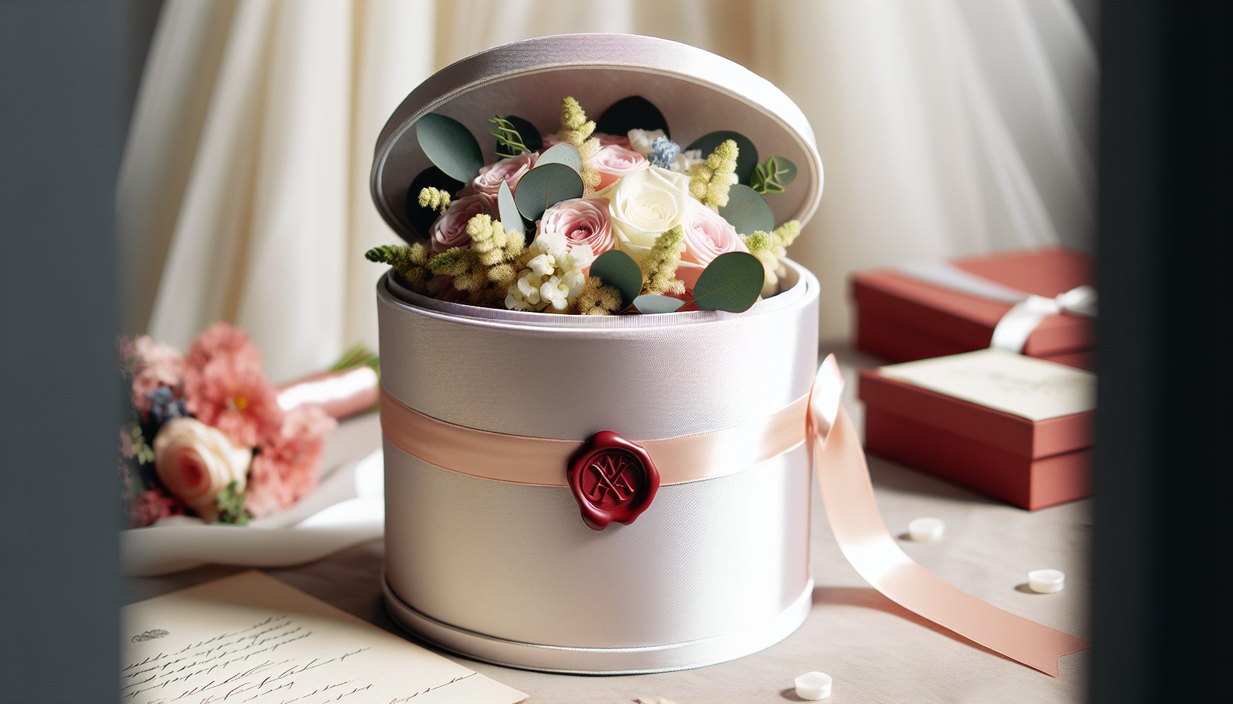 Хранение и транспортировка свадебного букета