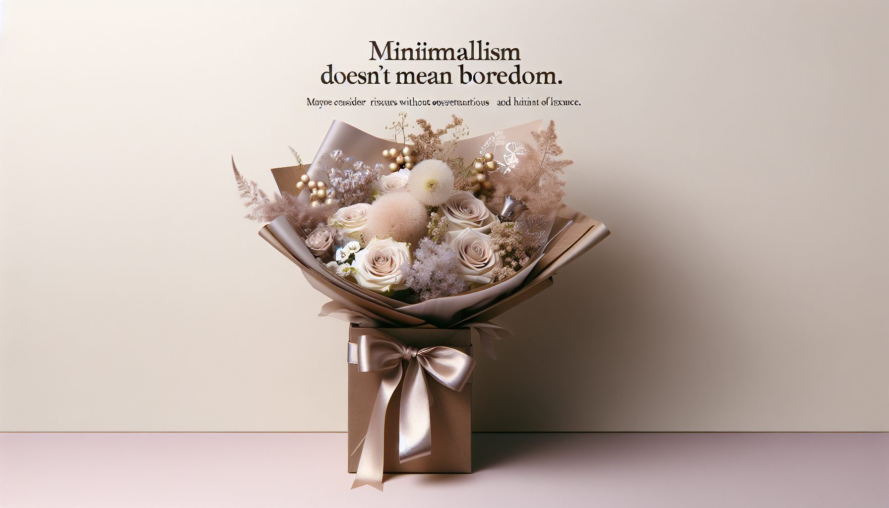 Минимализм не значит скука