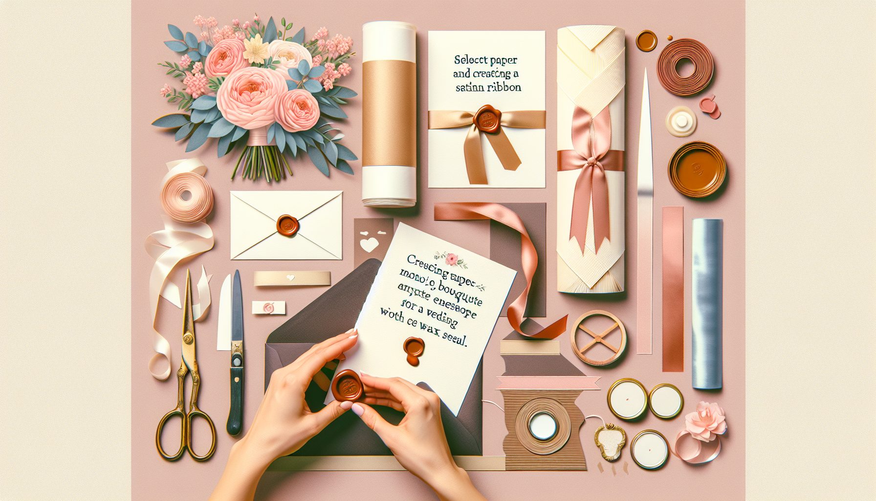 Как подобрать бумагу и атласную ленту