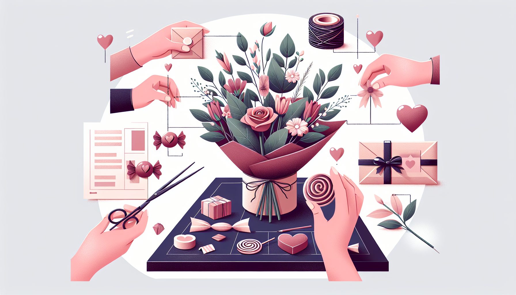 Как правильно зафиксировать стебли, чтобы всё держалось