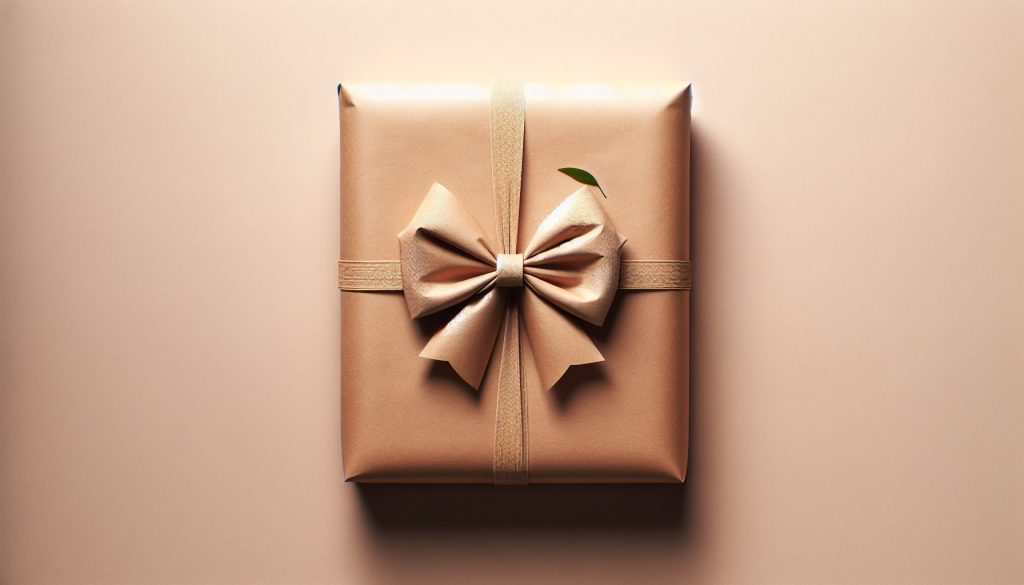 Минималистичная упаковка: когда один лист крафта делает больше, чем бант