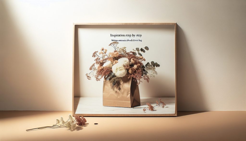 Вдохновение шаг за шагом: сделать минималистично букет невесты в бумажный пакет для доставки
