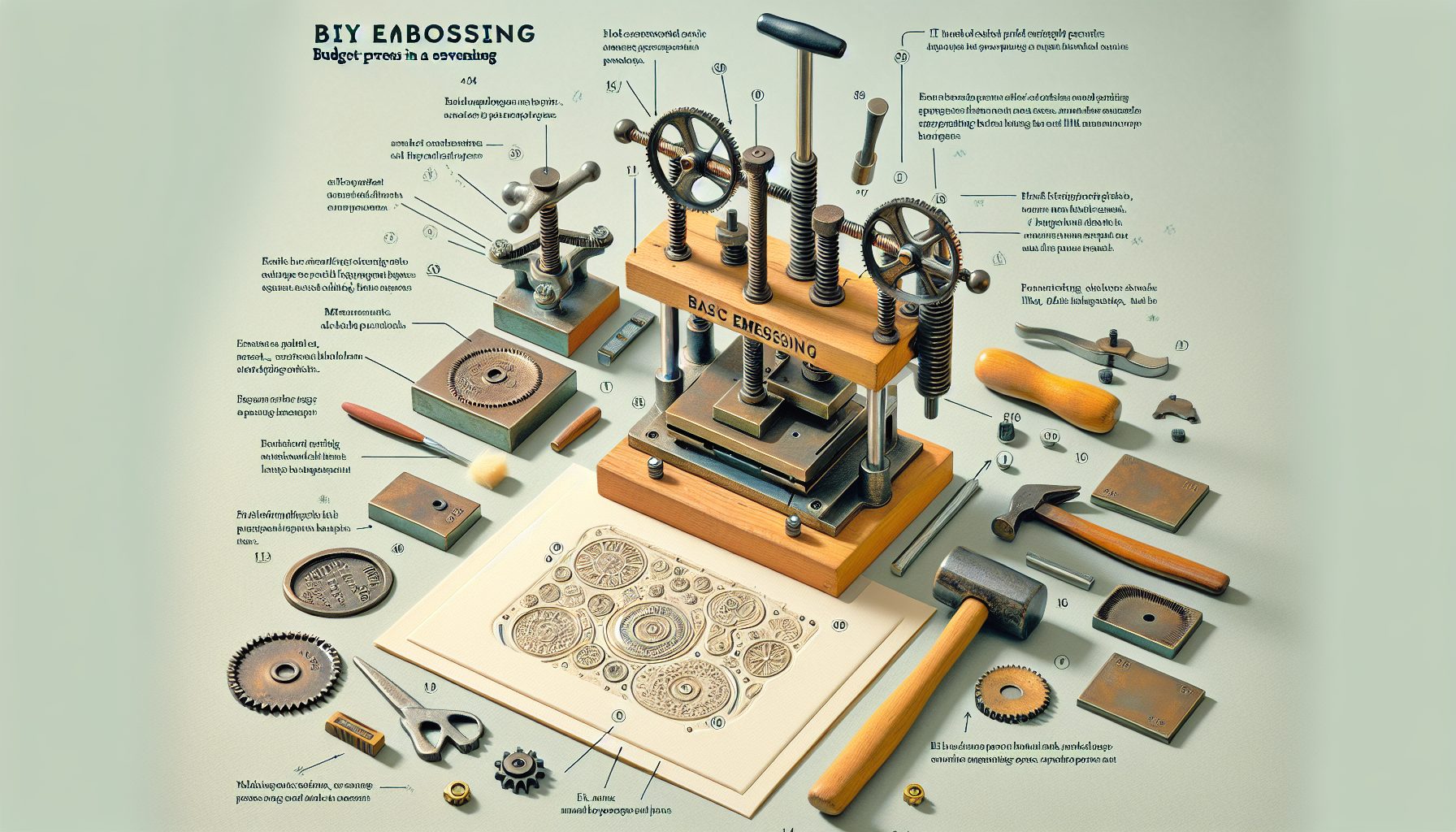 Принцип работы простого пресса