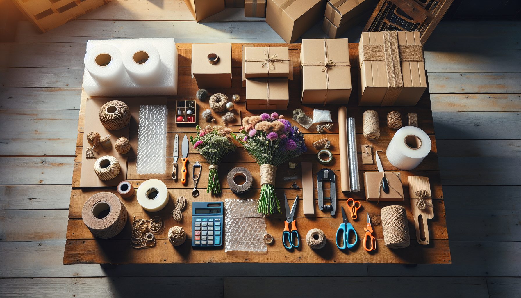 Материалы и инструменты для надёжной упаковки