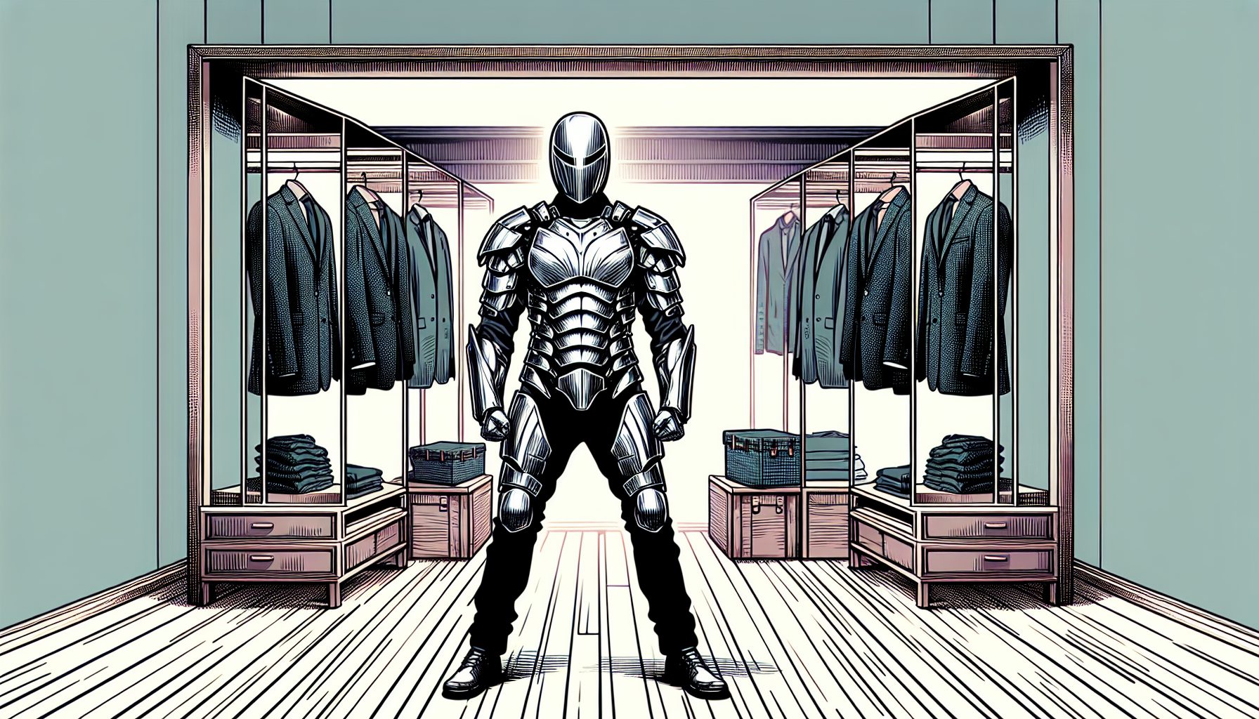 Когда стиль становится защитным костюмом