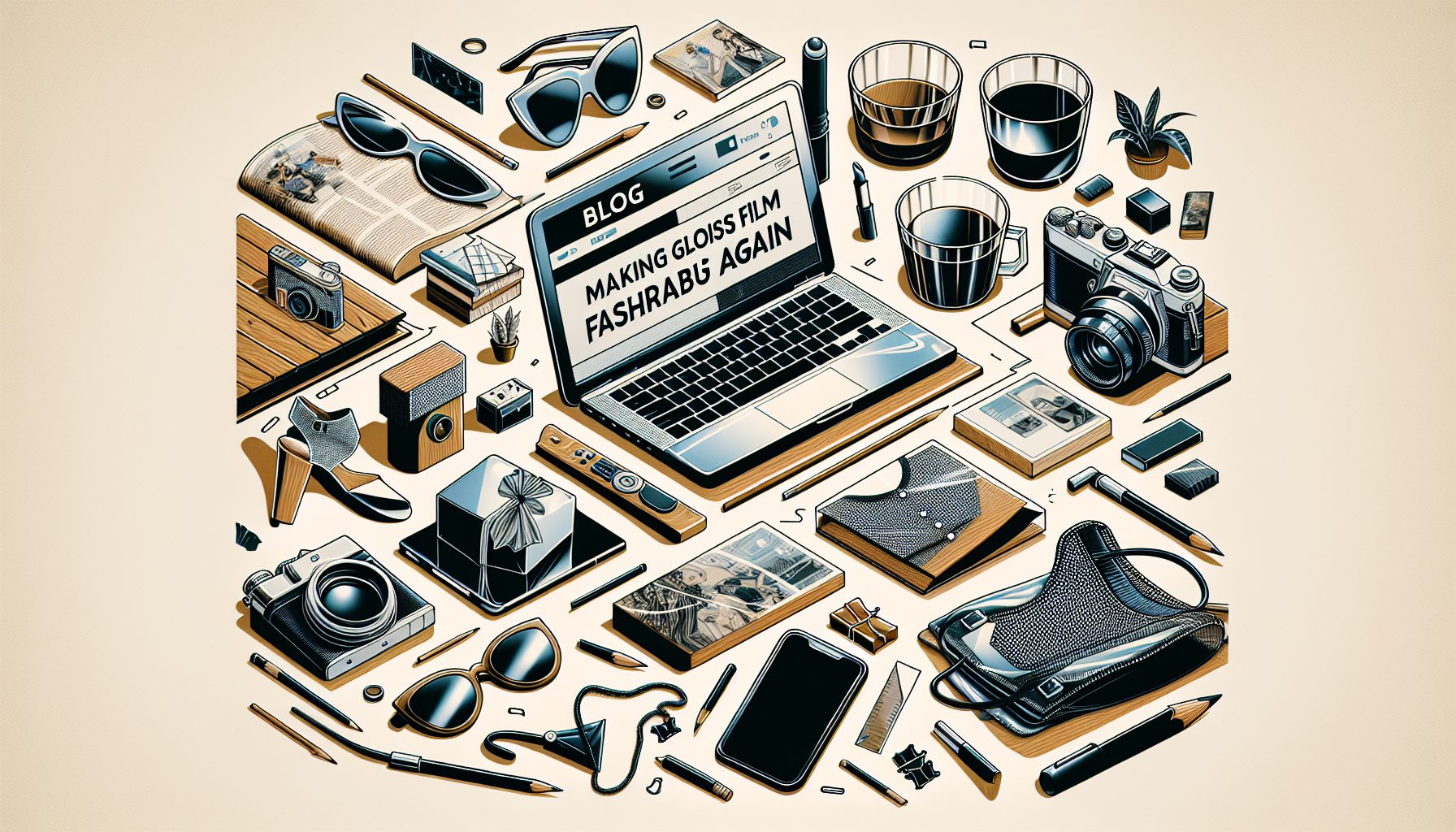 Как сделать глянец снова модным