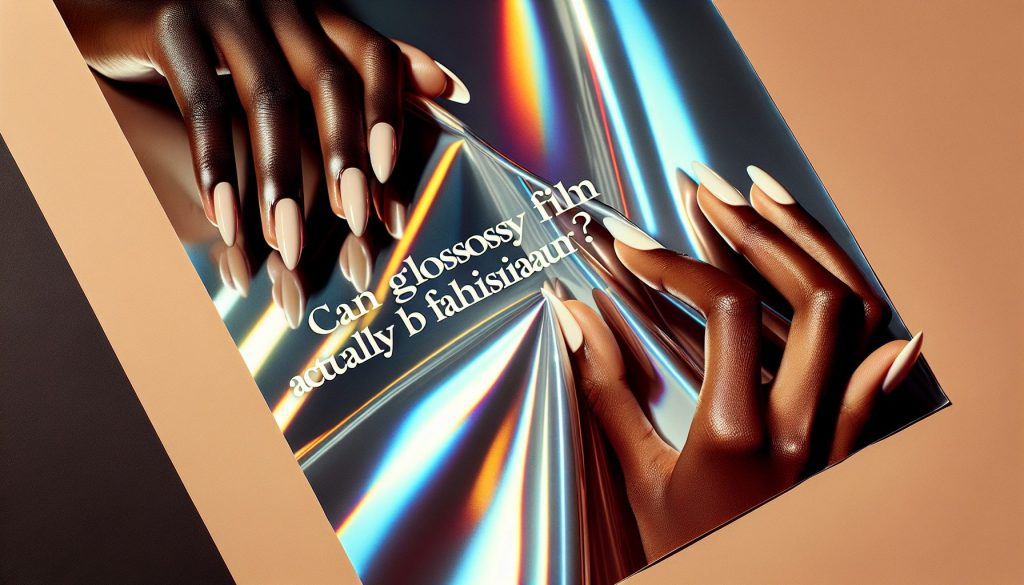 Глянцевая плёнка: можно ли вообще сделать её модной