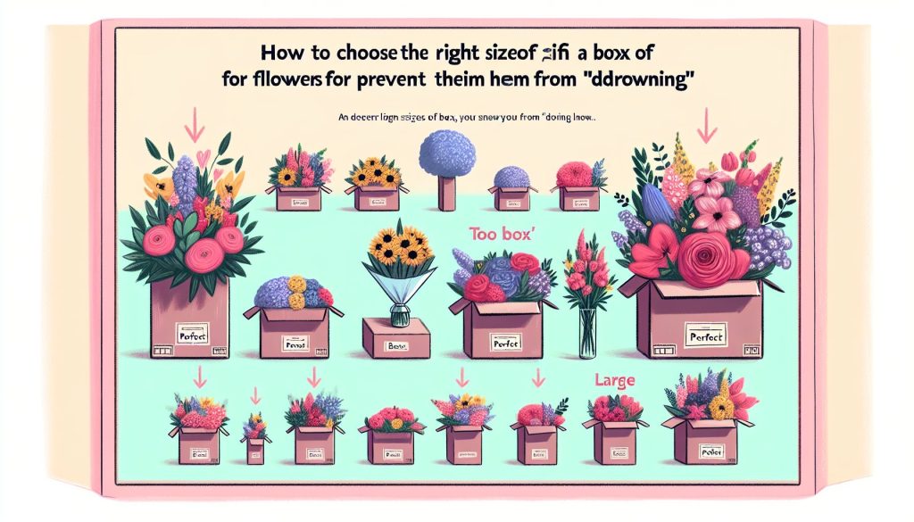 Как выбрать размер коробки для букета, чтобы цветы не «утонули»