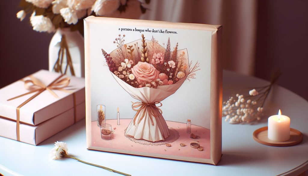 Упаковка букета для человека, который «не любит цветы»
