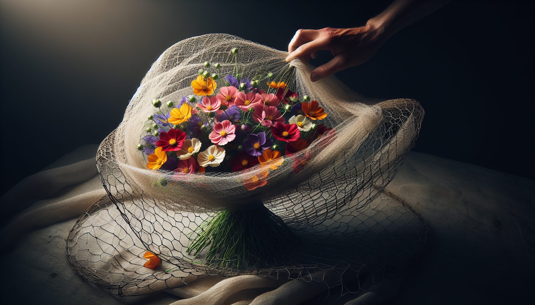 Почему я вообще полюбил упаковку букетов в сетку