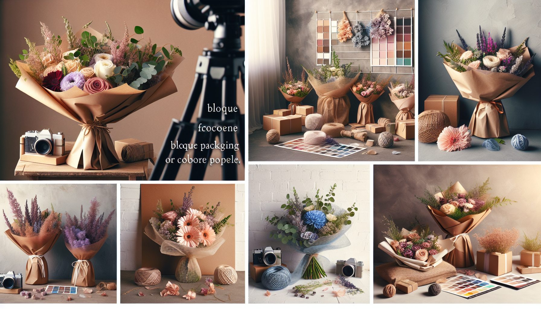 Цветовая палитра упаковки под стиль съёмки