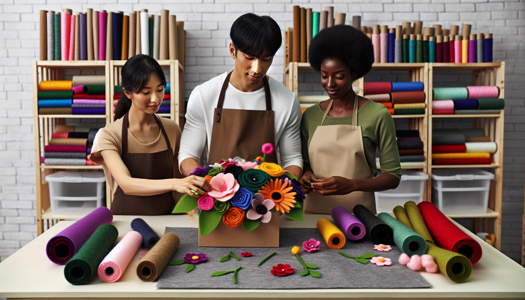 Фетр: старая любовь флористов