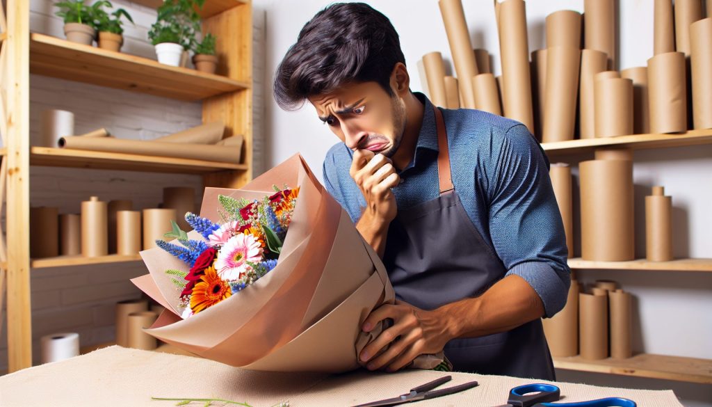 Как упаковать букет, если вы флорист-новичок и всё боитесь помять