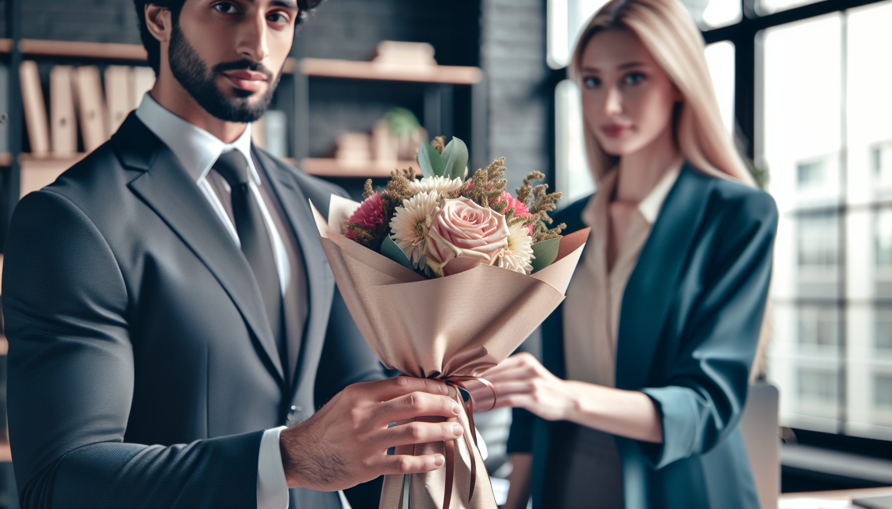 Почему букет для начальника — это особый случай