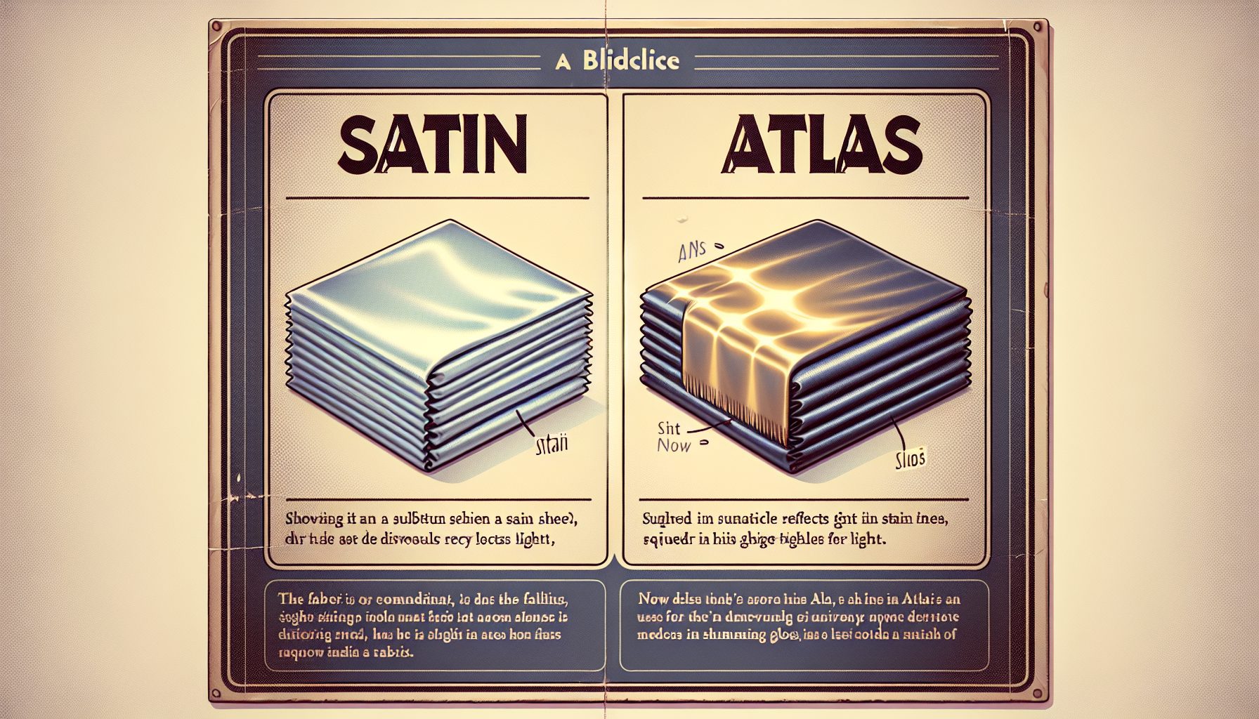 Как отличить сатин от атласа без микроскопа