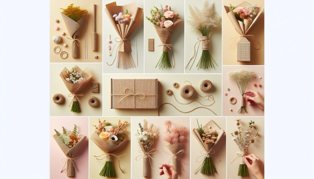 Упаковка для маленьких букетов: как избежать эффекта «конфетка»