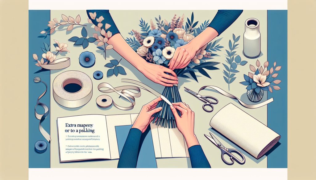 Как упаковать букет, чтобы его было удобно ставить в вазу