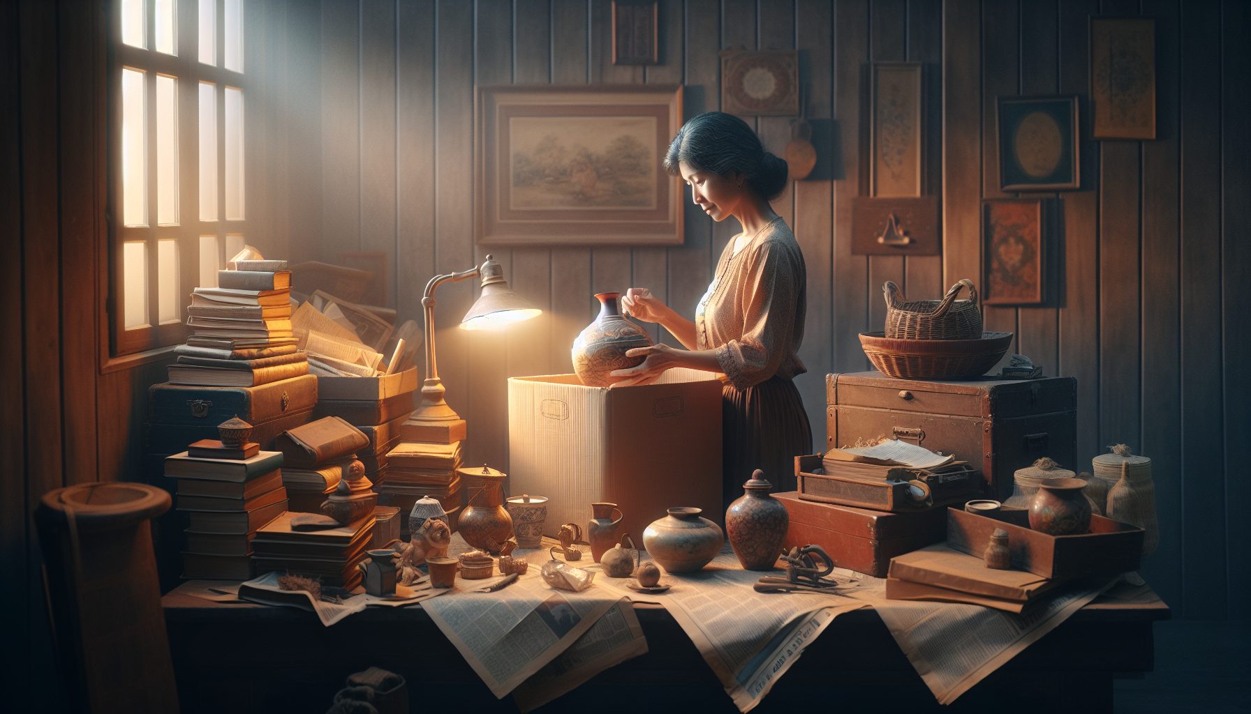 Старый добрый способ с коробкой