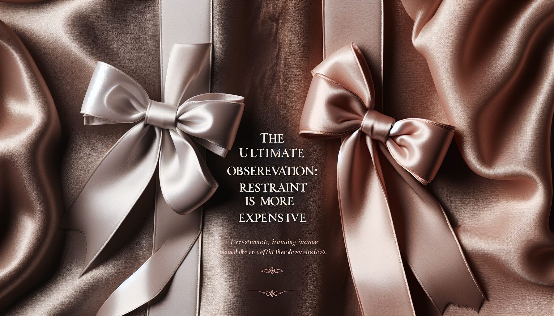 Итоговое наблюдение: дороже всего — чувство меры