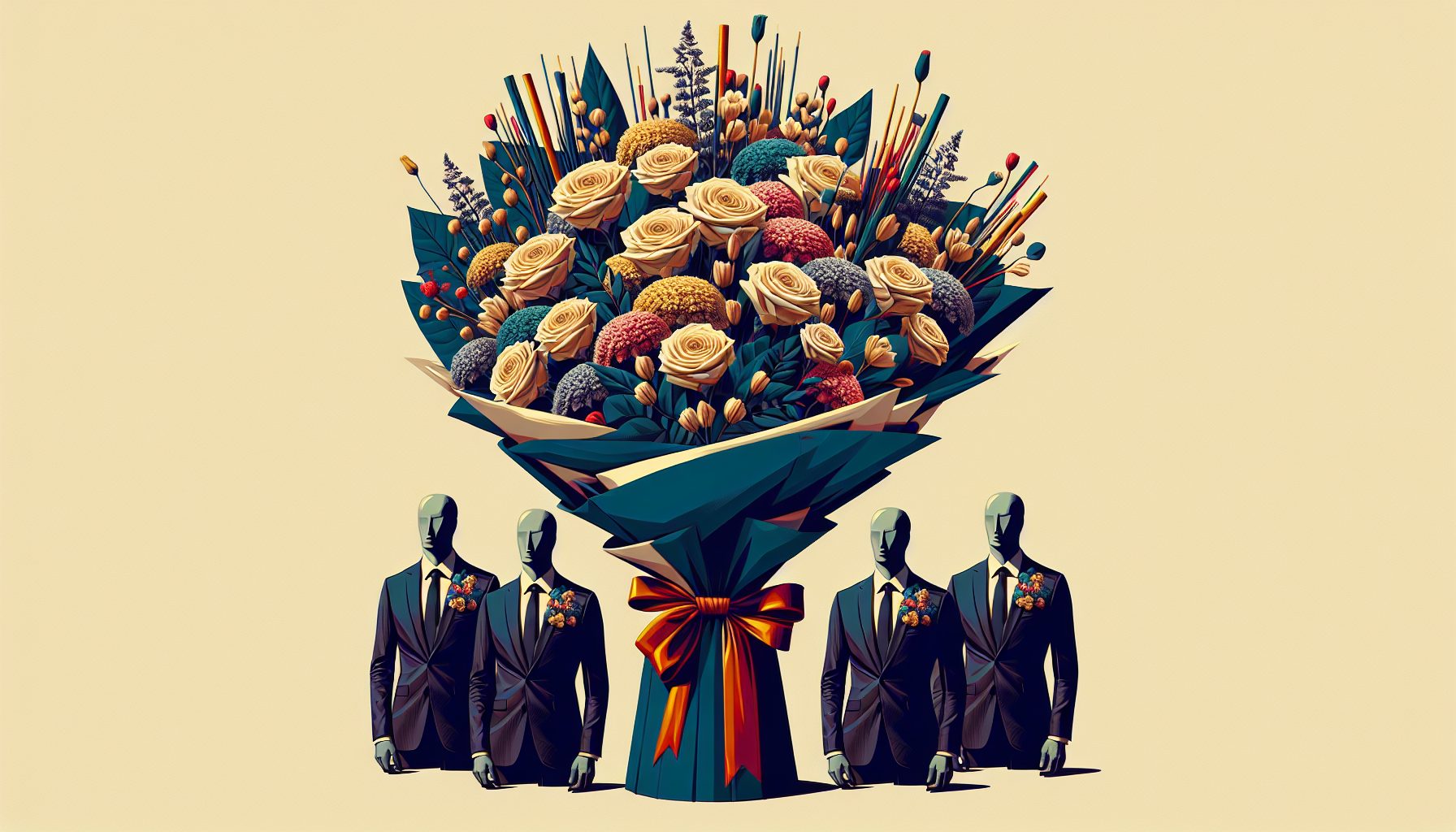 Как я впервые столкнулся с корпоративными букетами