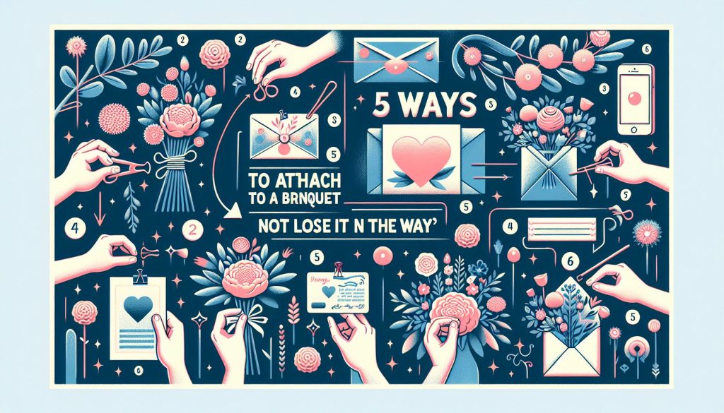 5 способов прикрепить открытку к букету и не потерять её по дороге